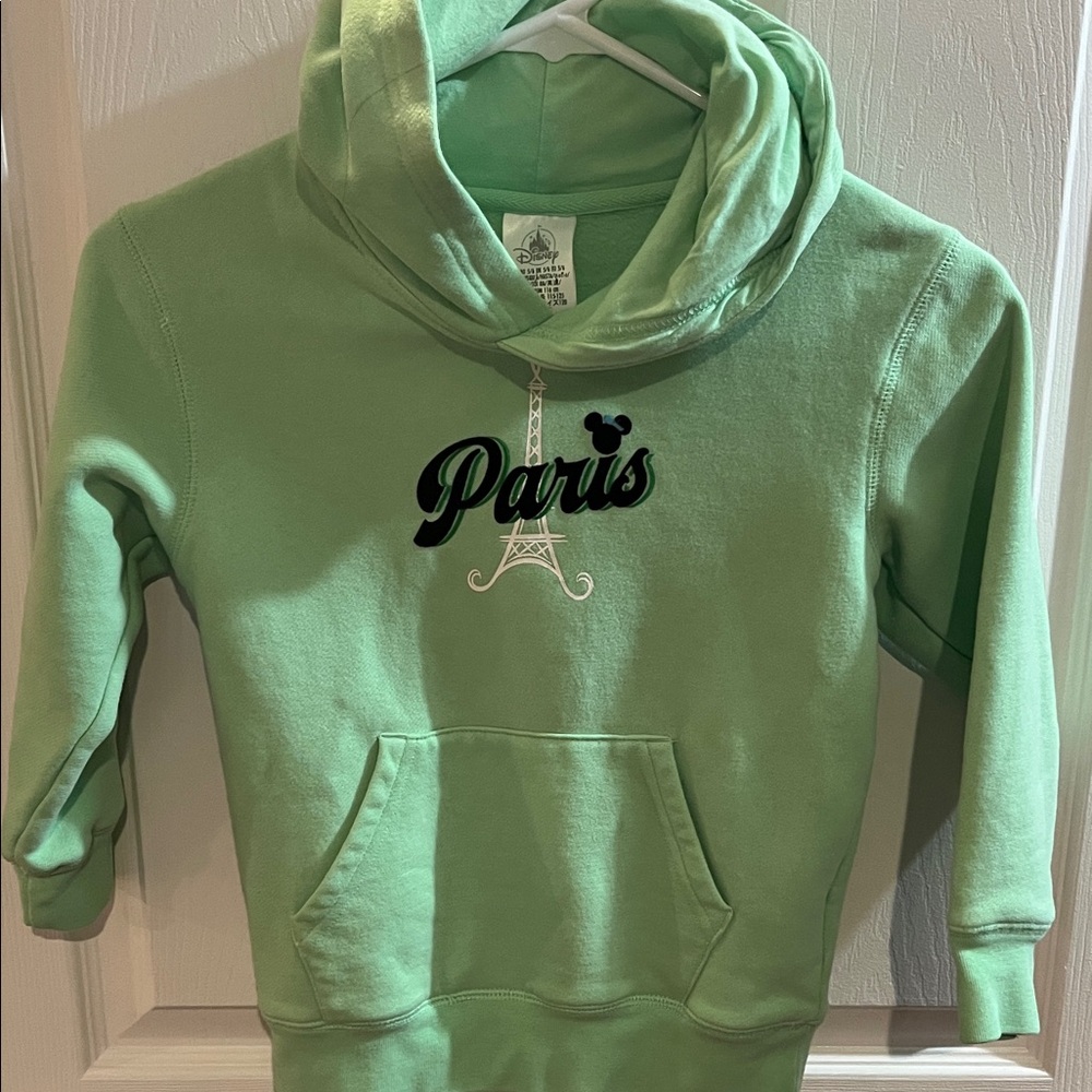 Disney Green Paris Kids Hoodie